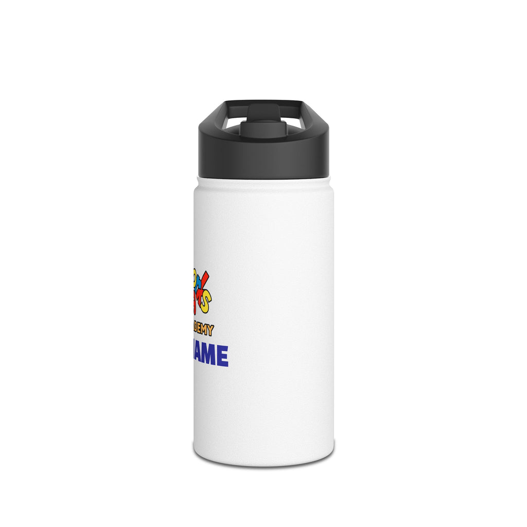 PERSONALIZED Kidworks USA Stem Academy Stainless Steel Water Bottle, Standard Lid, 3 Sizes
