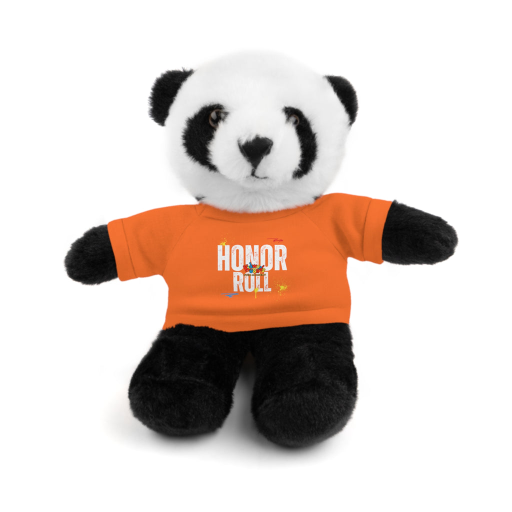 Kidworks USA HONOR ROLL Stuffed Animal with Tee - 6 Animals 8 Colors