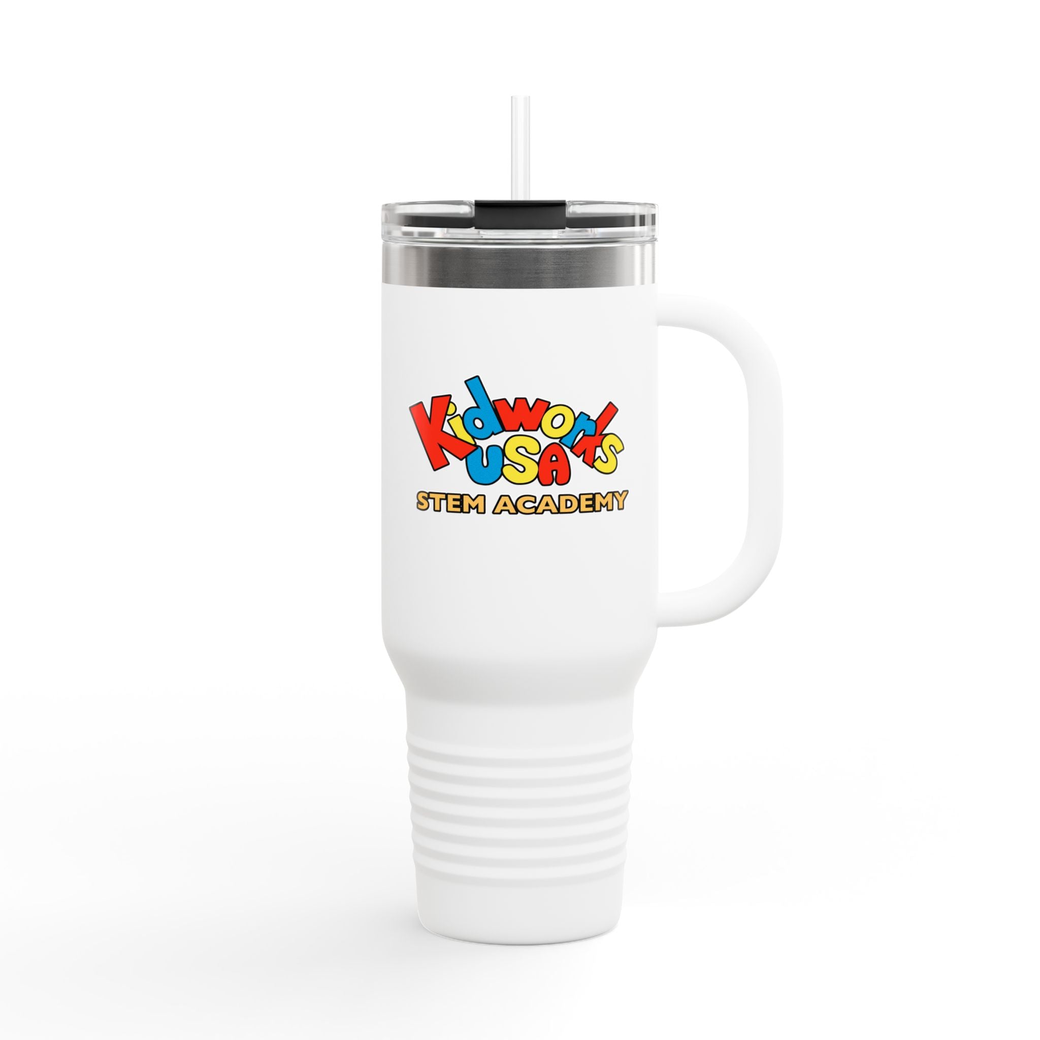 PERSONALIZED Kidworks USA Stem Academy Insulated Travel Mug, 8 Colors, 40oz