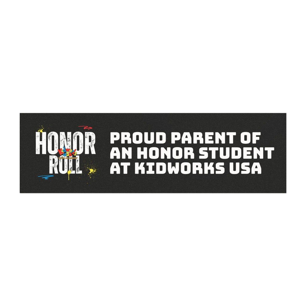 Kidworks USA HONOR ROLL Car Magnet - 10 x 3