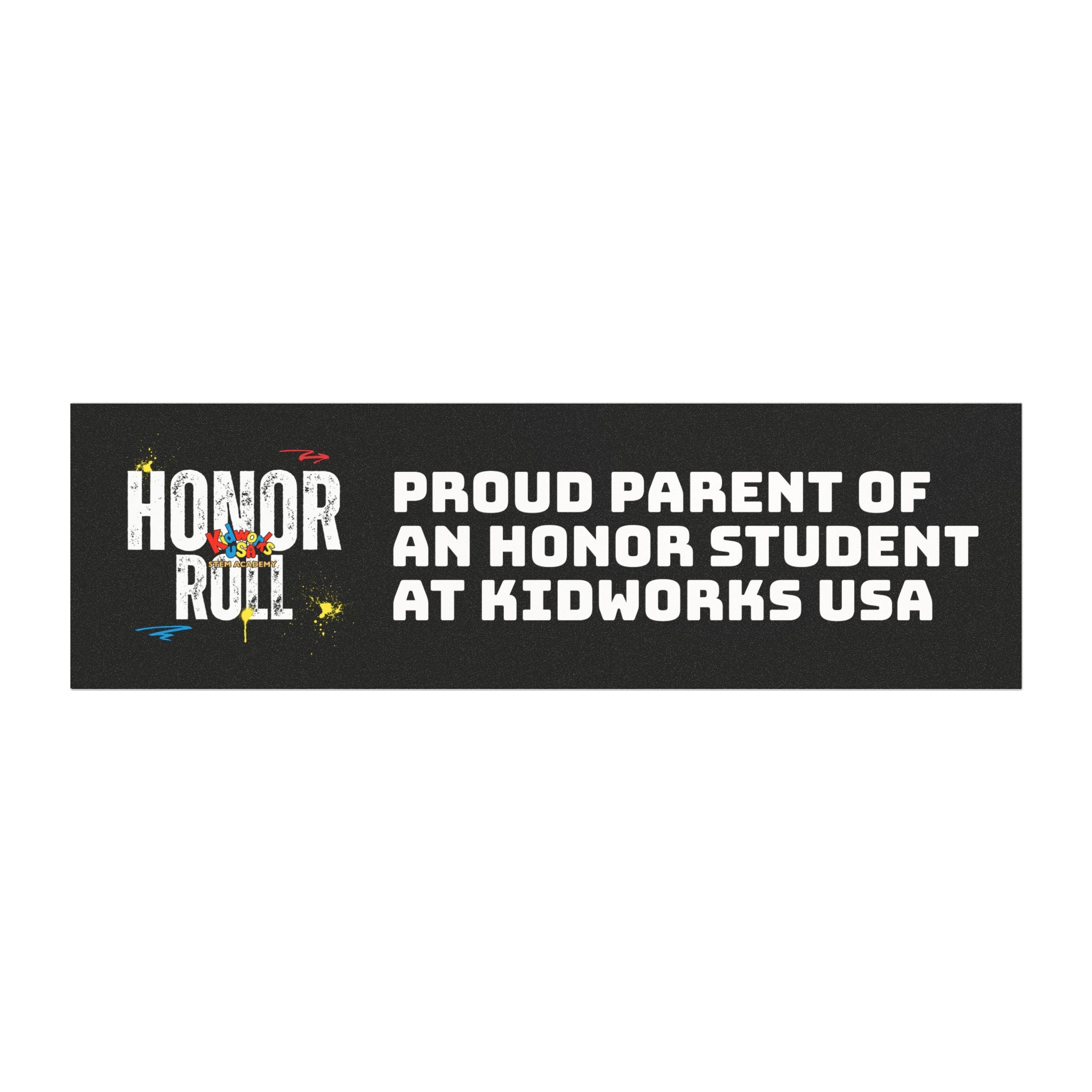 Kidworks USA HONOR ROLL Car Magnet - 10 x 3