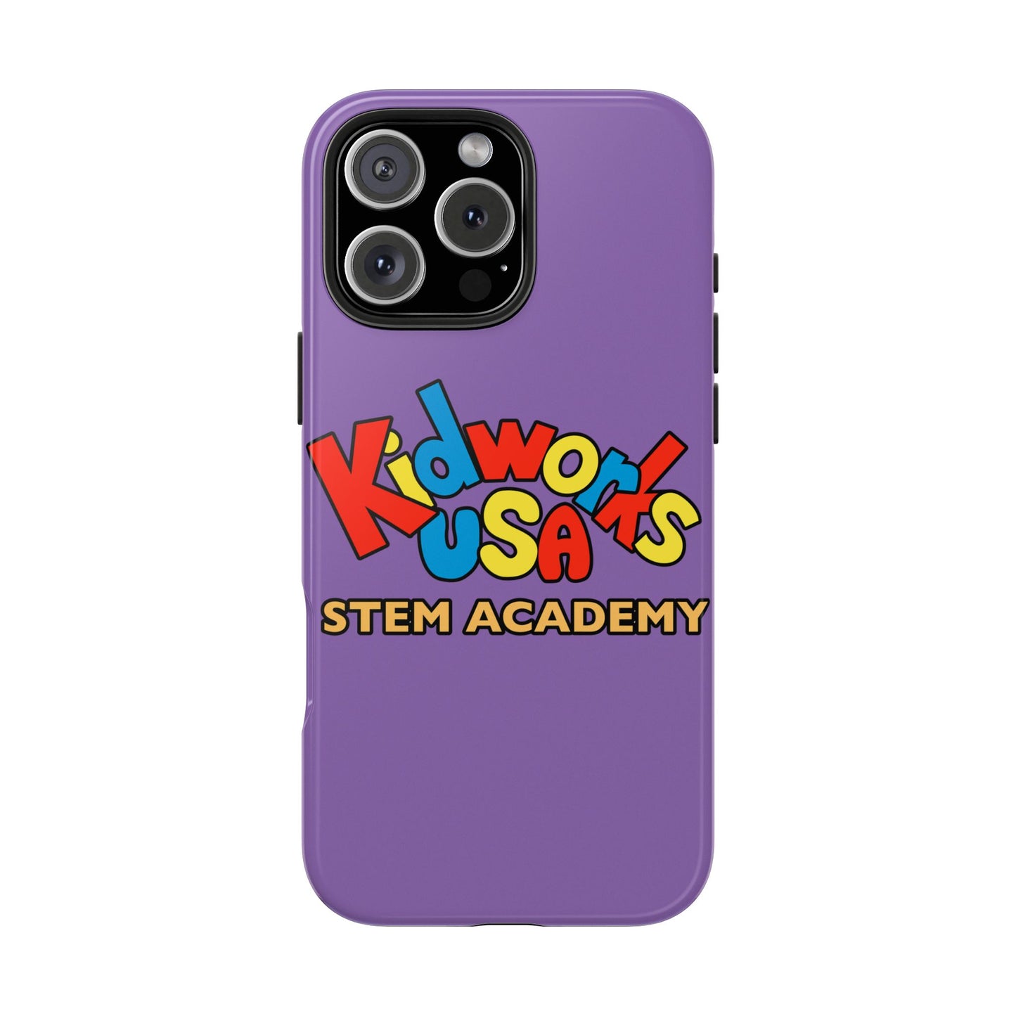 COLOR CUSTOMIZED Kidworks USA Stem Academy Tough Phone Cases - iPhone 12+