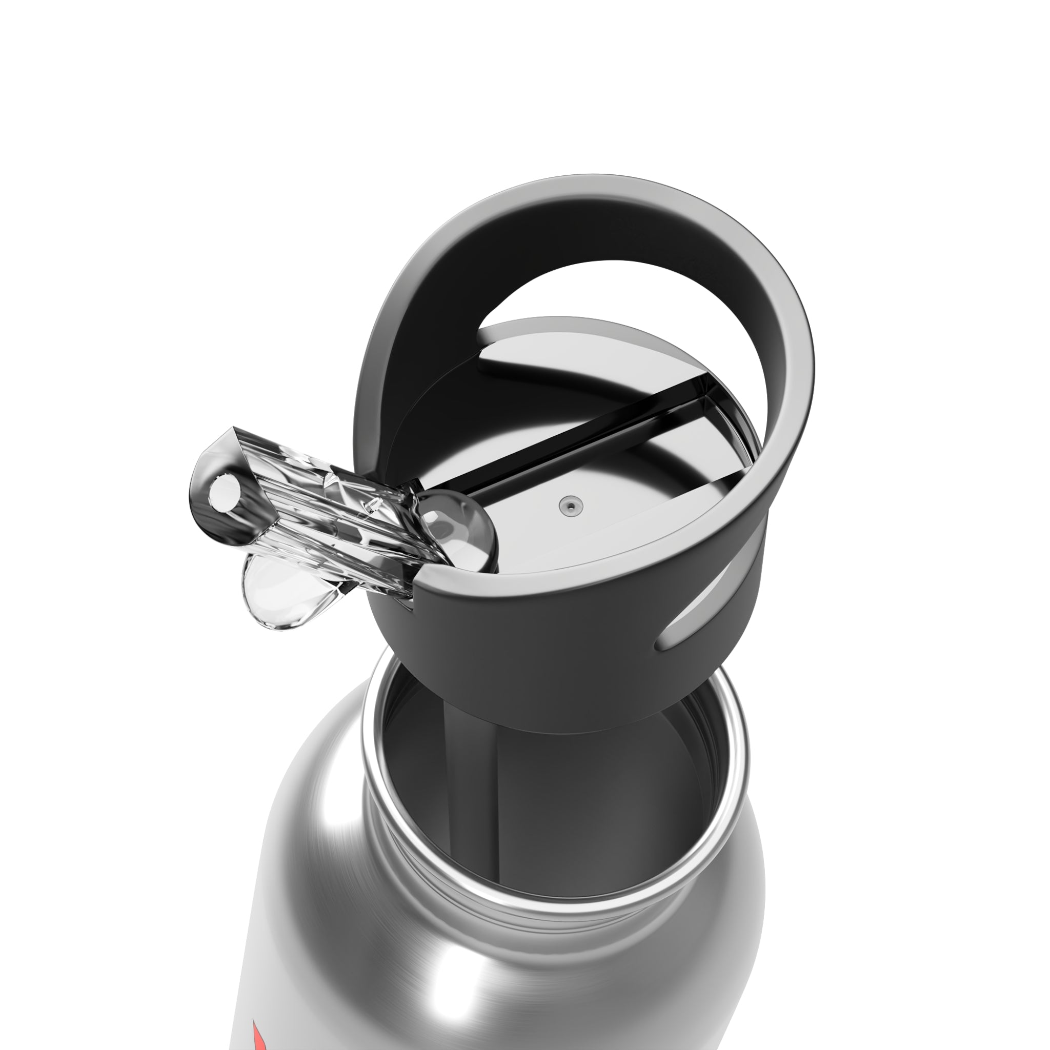 PERSONALIZED Kidworks USA Stem Academy Stainless Steel Water Bottle With Straw, 20oz