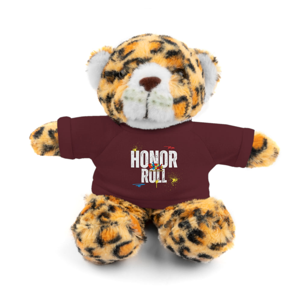 Kidworks USA HONOR ROLL Stuffed Animal with Tee - 6 Animals 8 Colors