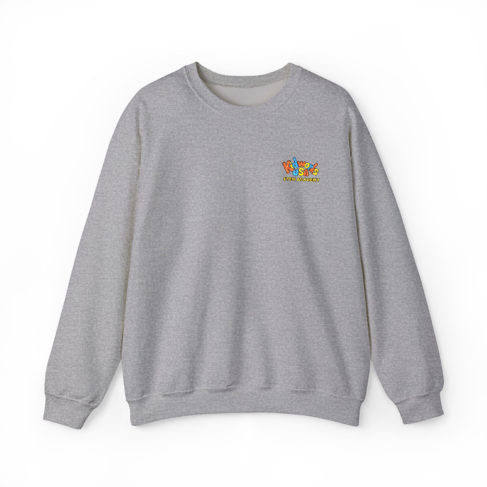 Kidworks USA ADULT 6th + 7th Middle School Official UNIFORM Sweatshirt - Grey