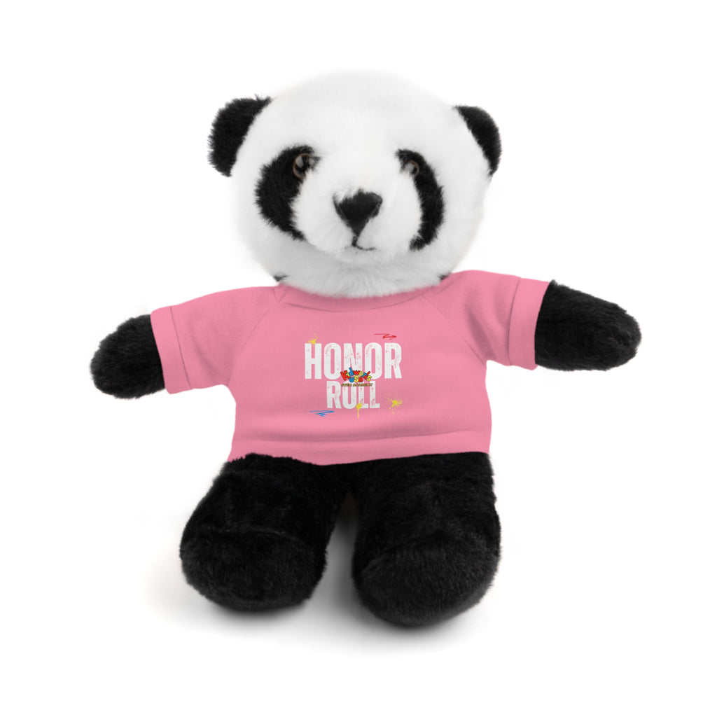 Kidworks USA HONOR ROLL Stuffed Animal with Tee - 6 Animals 8 Colors