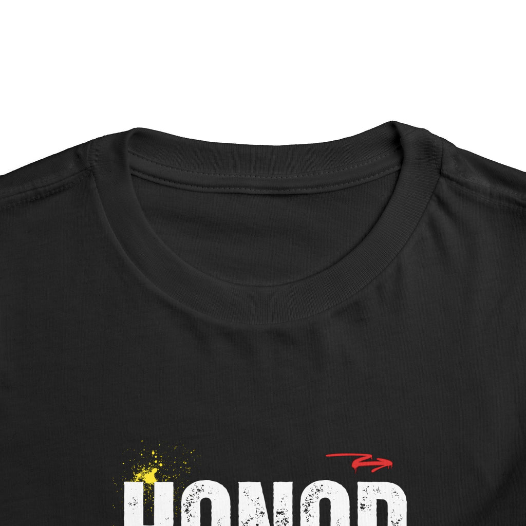Kidworks USA HONOR ROLL Toddler Tee - Black