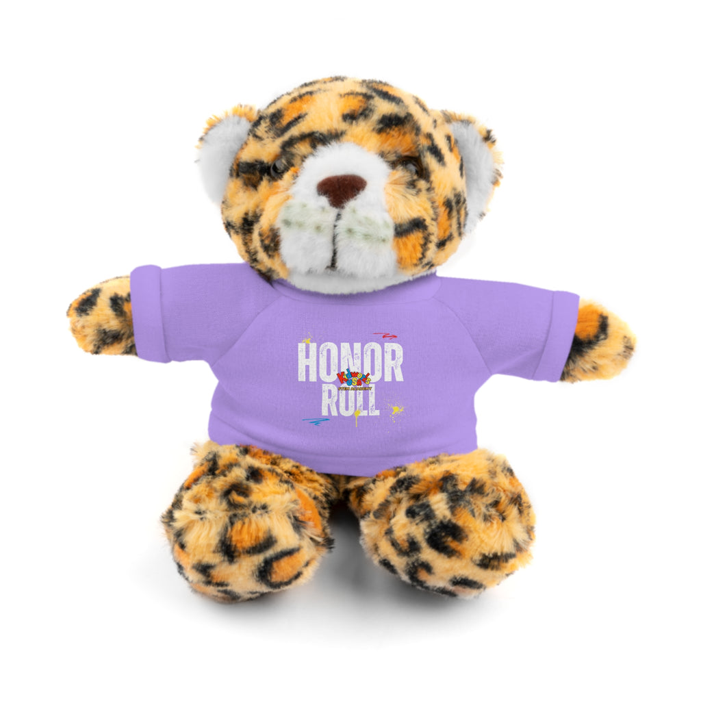Kidworks USA HONOR ROLL Stuffed Animal with Tee - 6 Animals 8 Colors