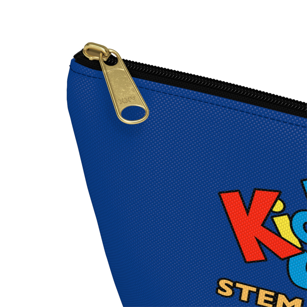 PERSONALIZED Kidworks USA STEM ACADEMY Pencil Case Accessory Pouch w T-bottom