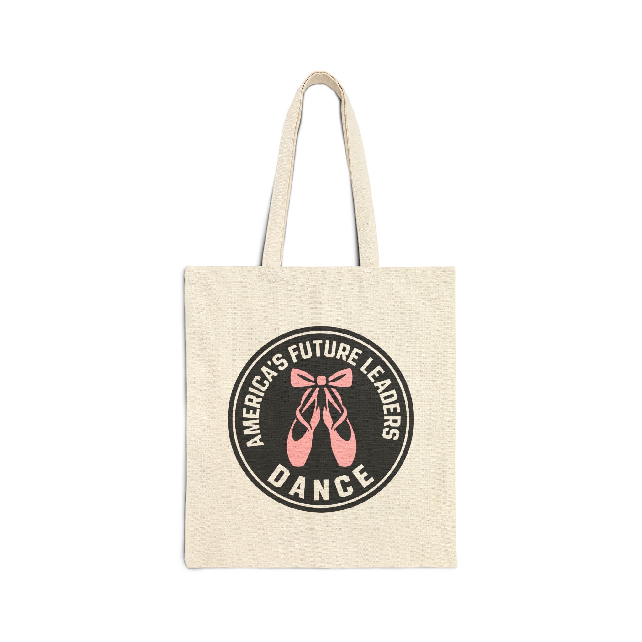 America's Future Leaders DANCE Cotton Canvas Tote Bag - 2 Colors