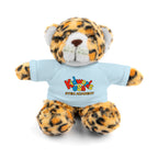 Kidworks USA Stem Academy Stuffed Animals with Tee, 4 Colors, 8 Animals