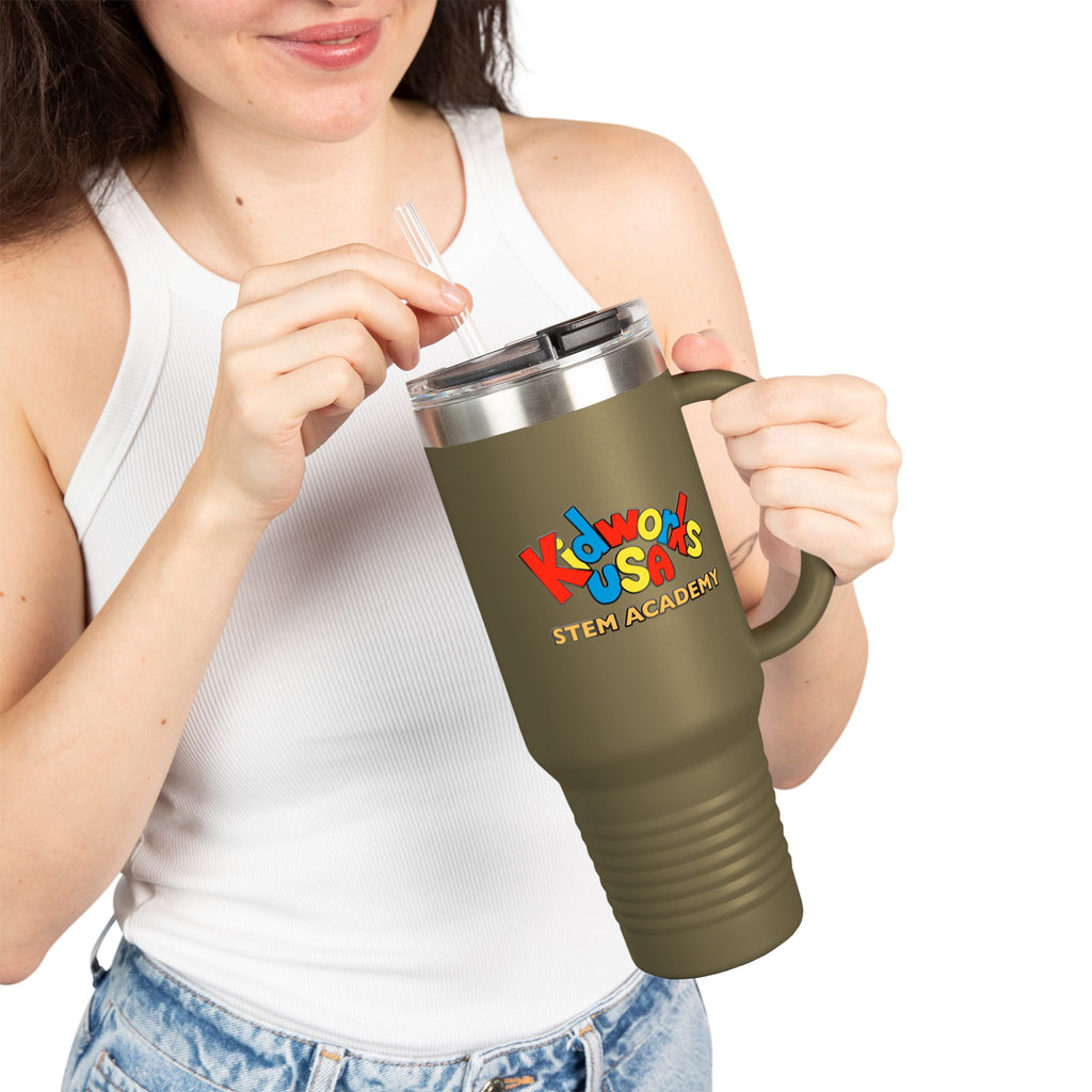 PERSONALIZED Kidworks USA Stem Academy Insulated Travel Mug, 8 Colors, 40oz