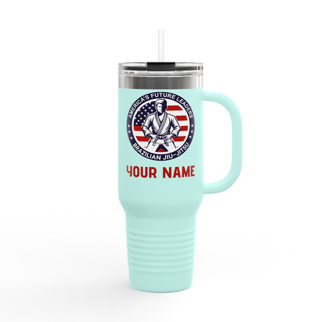 PERSONALIZED America's Future Leaders Jiu Jitsu Insulated Travel Mug, 40oz - 7 Colors