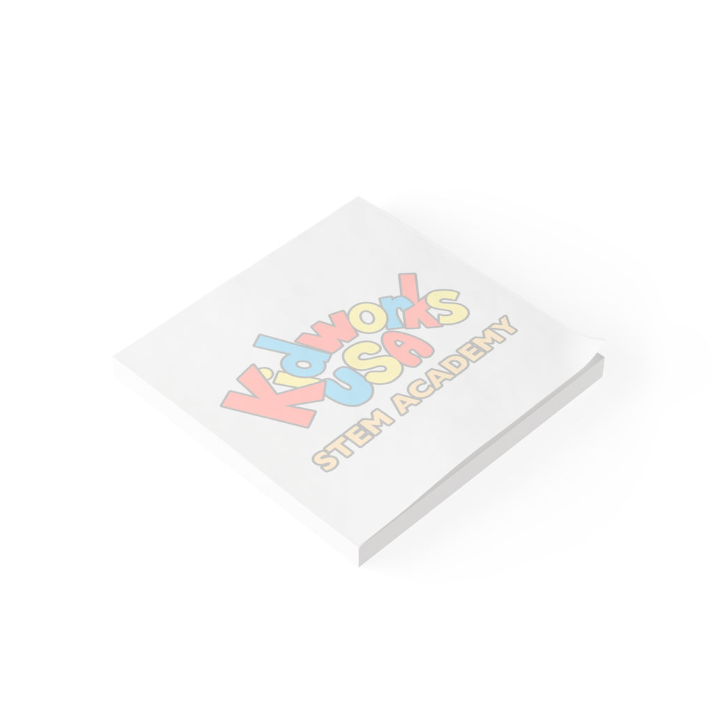 Post-it® Brand Kidworks USA STEM ACADEMY Logo Note Pads, 6 sizes