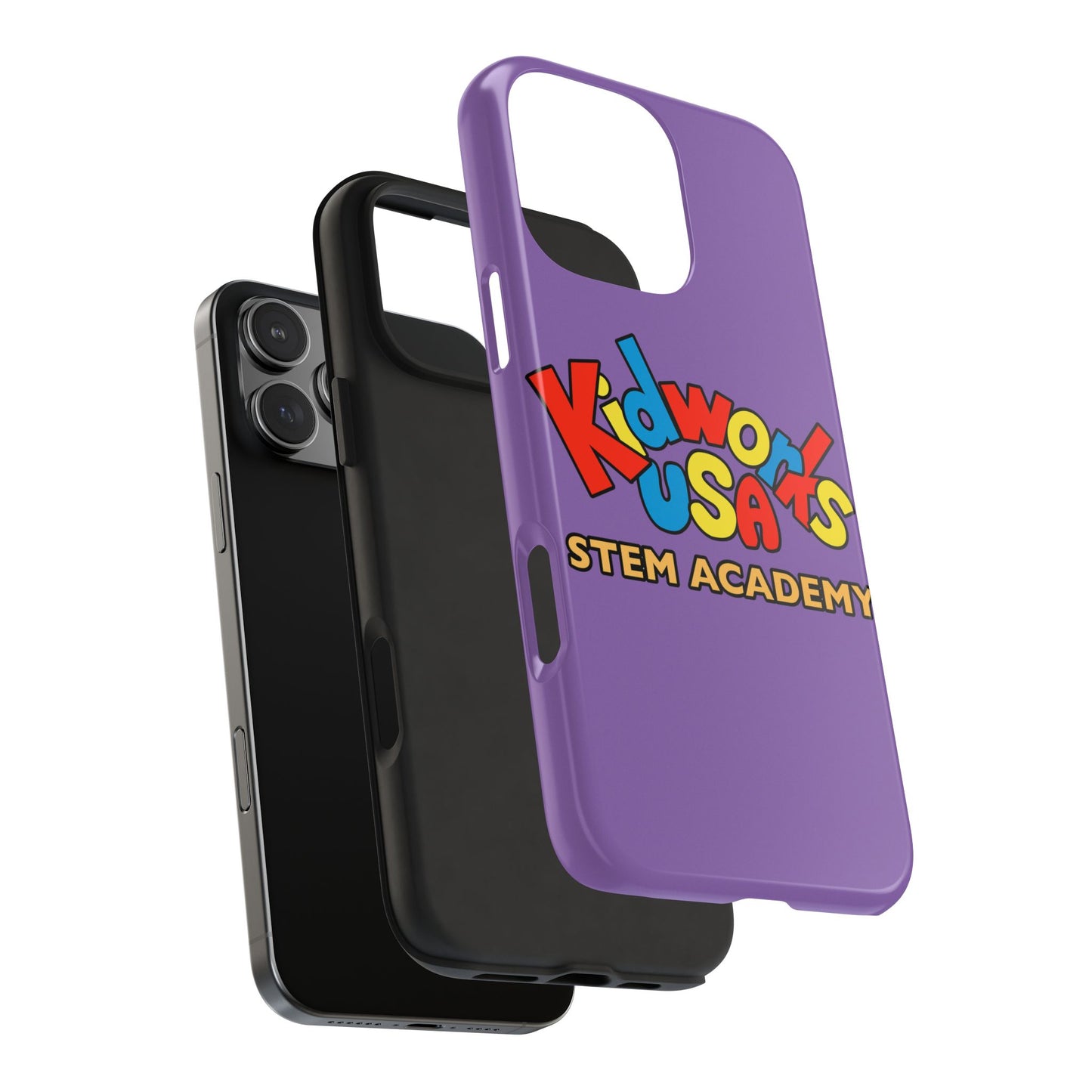 COLOR CUSTOMIZED Kidworks USA Stem Academy Tough Phone Cases - iPhone 12+