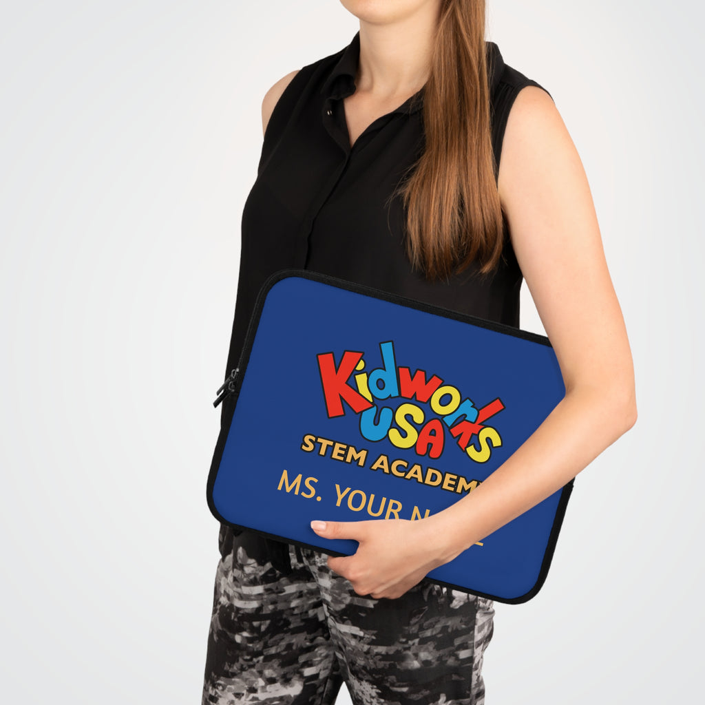 CUSTOMIZABLE Kidworks USA Stem Academy Laptop Tablet Sleeve - 5 sizes