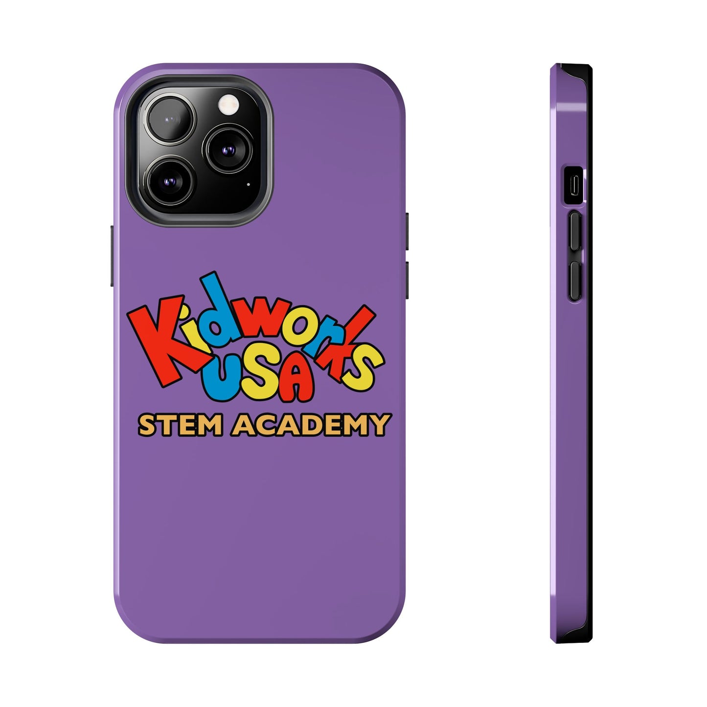 COLOR CUSTOMIZED Kidworks USA Stem Academy Tough Phone Cases - iPhone 12+