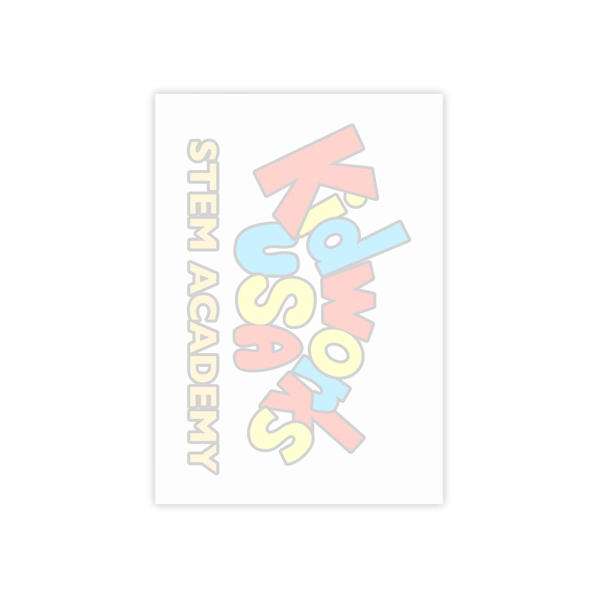 Post-it® Brand Kidworks USA STEM ACADEMY Logo Note Pads, 6 sizes