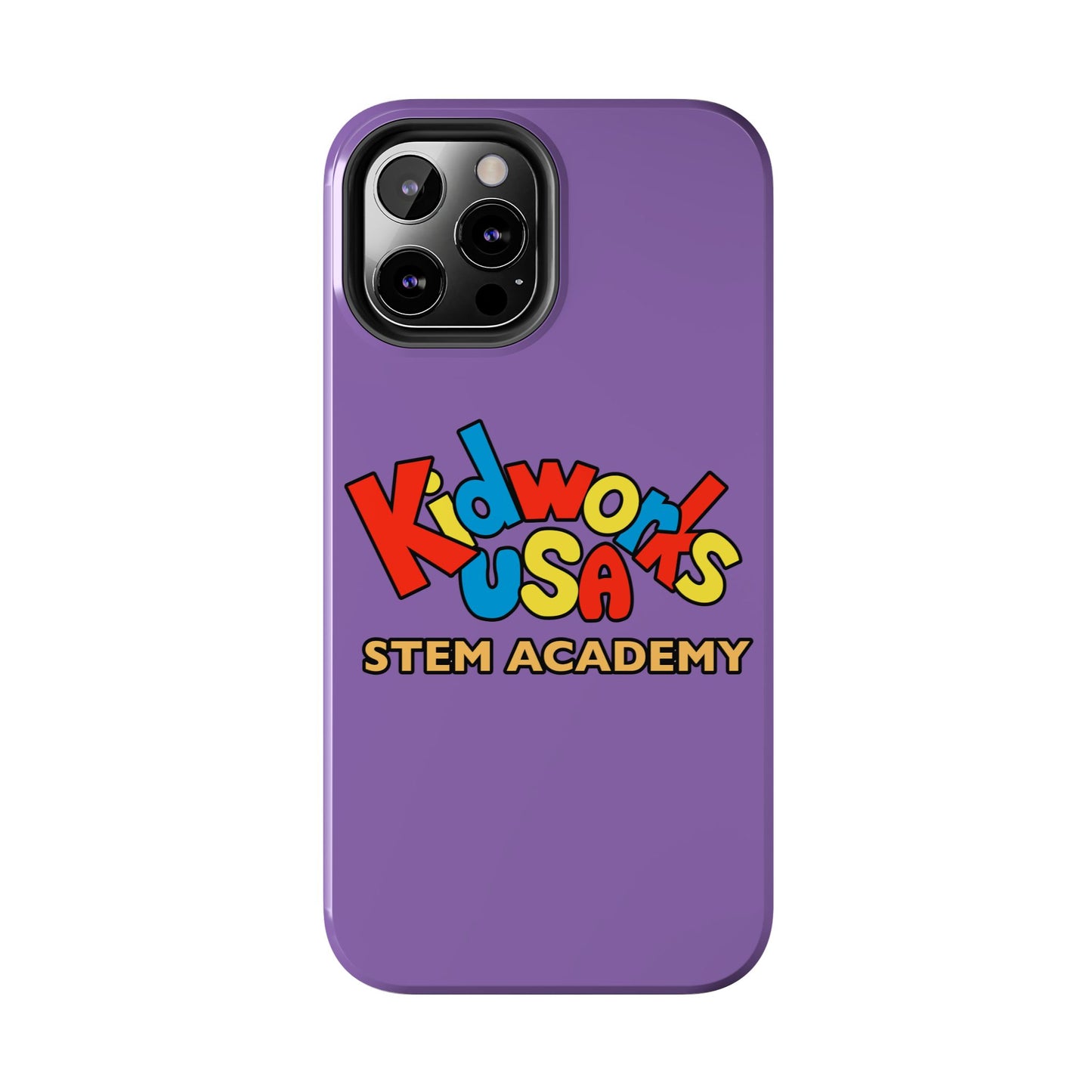 COLOR CUSTOMIZED Kidworks USA Stem Academy Tough Phone Cases - iPhone 12+