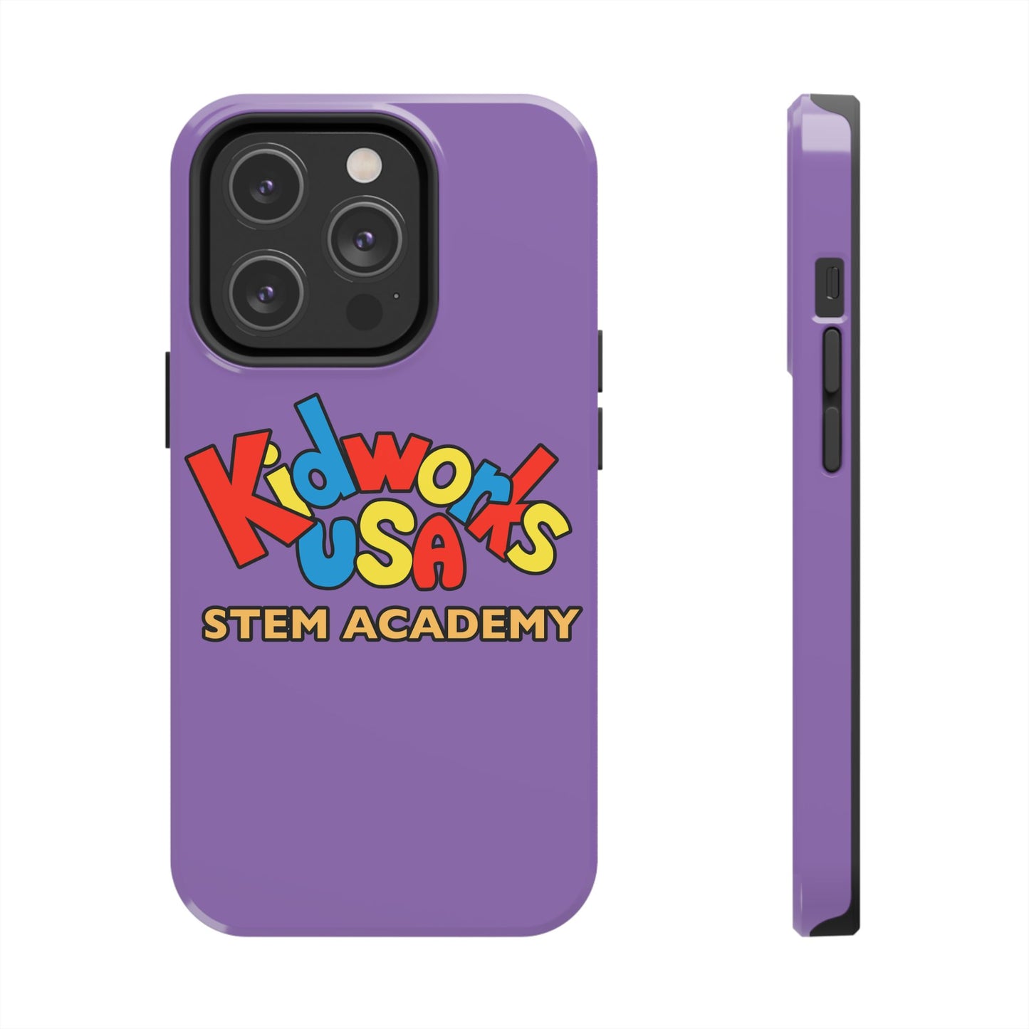 COLOR CUSTOMIZED Kidworks USA Stem Academy Tough Phone Cases - iPhone 12+