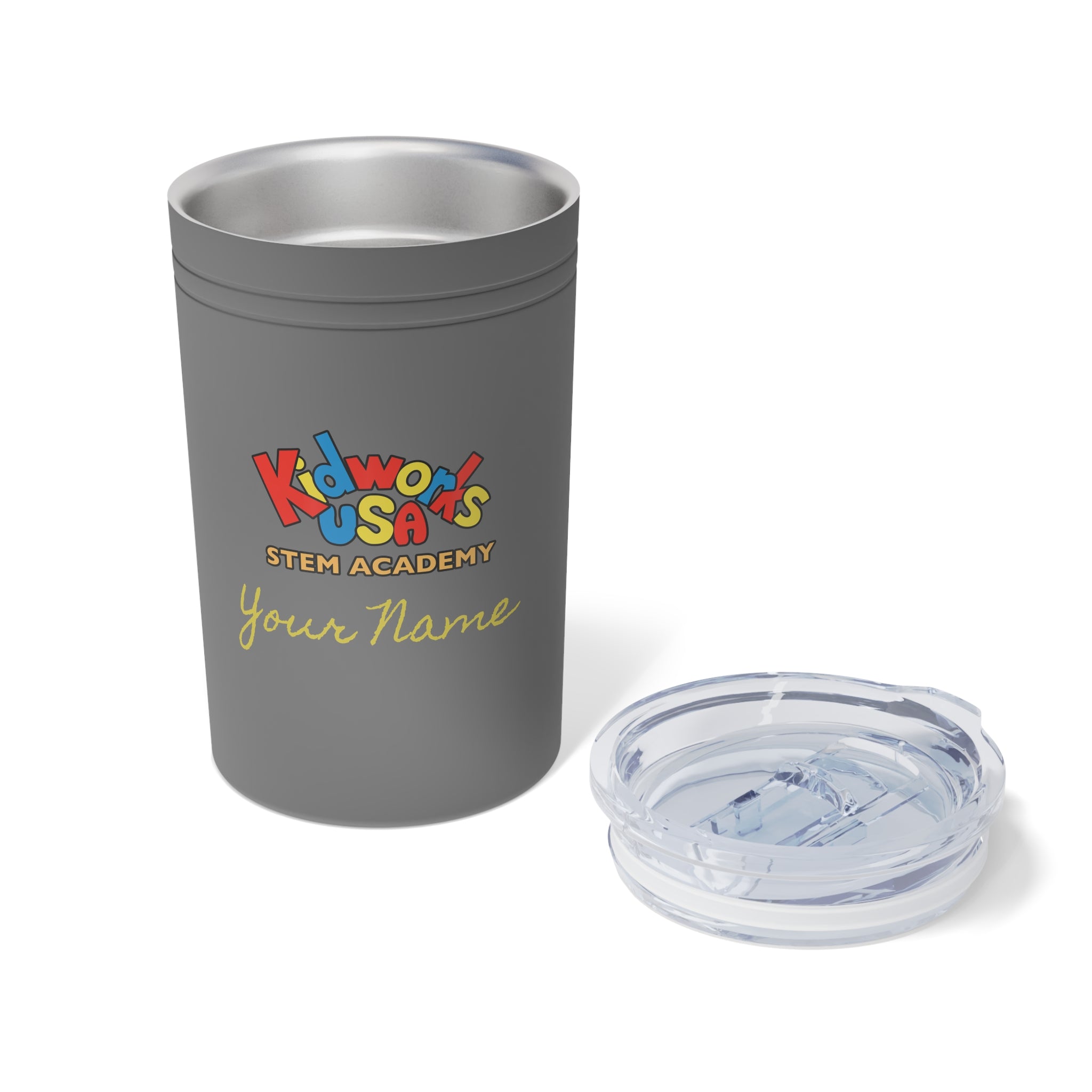 PERSONALIZED Kidworks USA Stem Academy Vacuum Insulated Tumbler, 2 Colors, 11oz