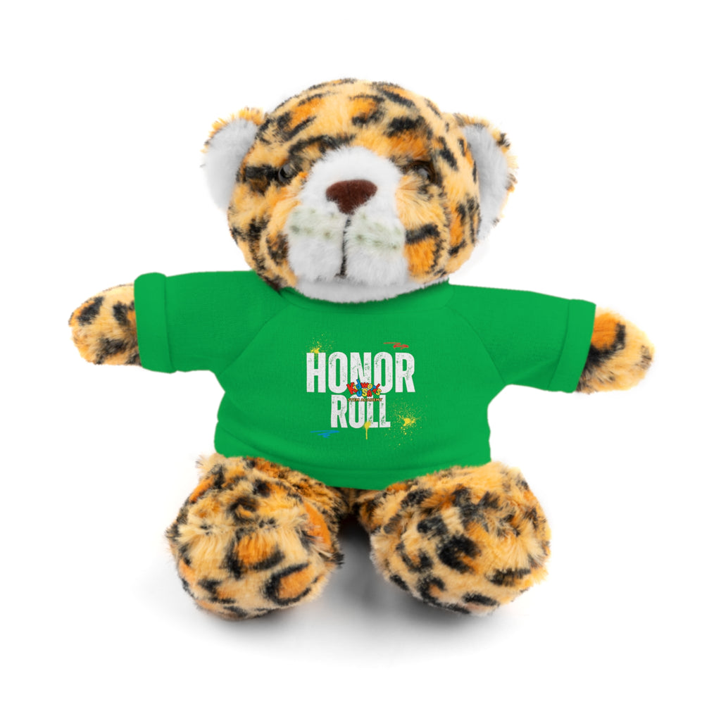 Kidworks USA HONOR ROLL Stuffed Animal with Tee - 6 Animals 8 Colors