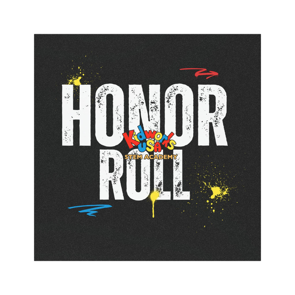 Kidworks USA HONOR ROLL Car Magnet - Square 5 x 5