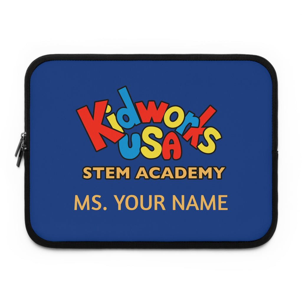 CUSTOMIZABLE Kidworks USA Stem Academy Laptop Tablet Sleeve - 5 sizes