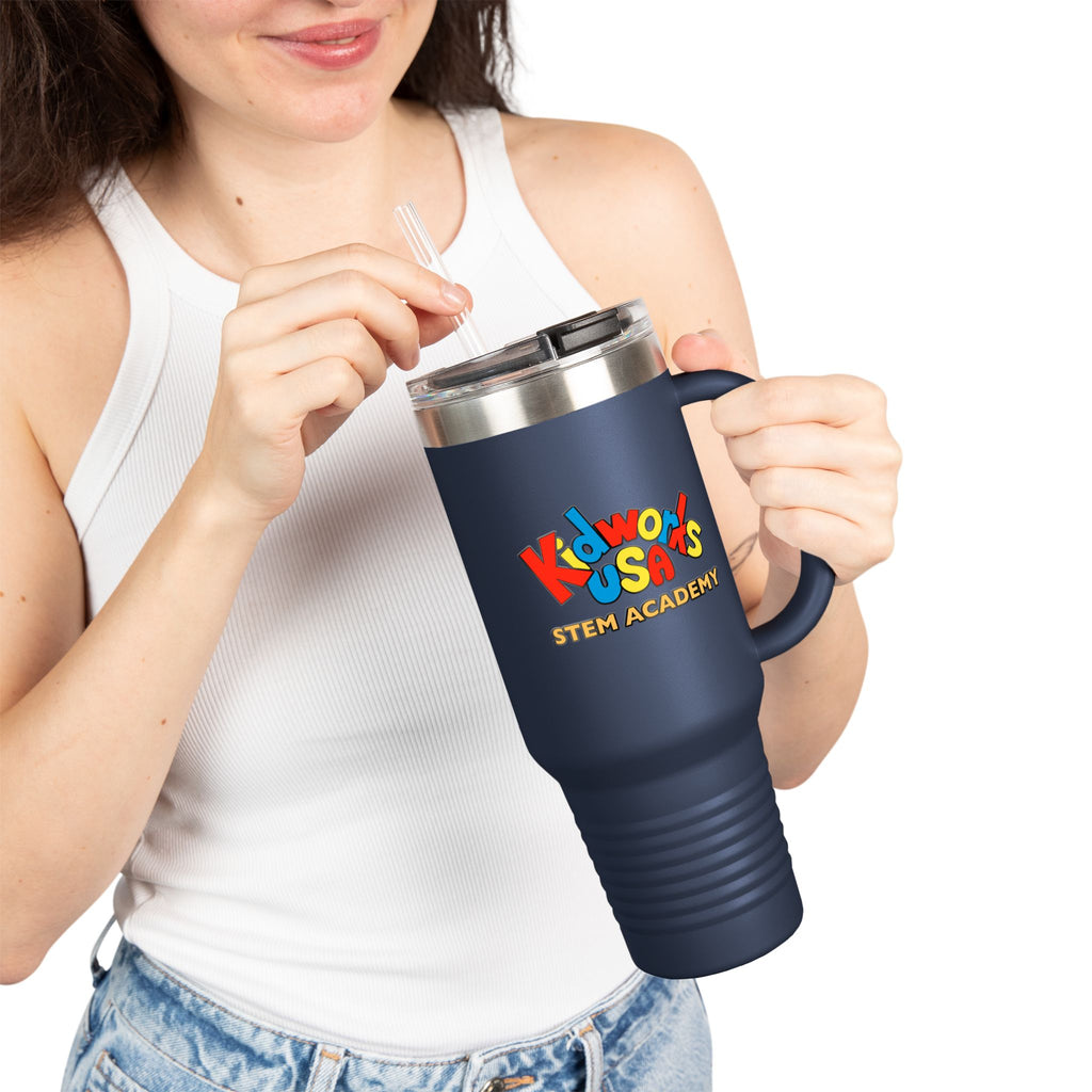 PERSONALIZED Kidworks USA Stem Academy Insulated Travel Mug, 8 Colors, 40oz