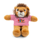 Kidworks USA Stem Academy Stuffed Animals with Tee, 4 Colors, 8 Animals