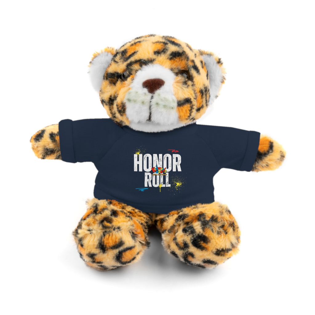 Kidworks USA HONOR ROLL Stuffed Animal with Tee - 6 Animals 8 Colors