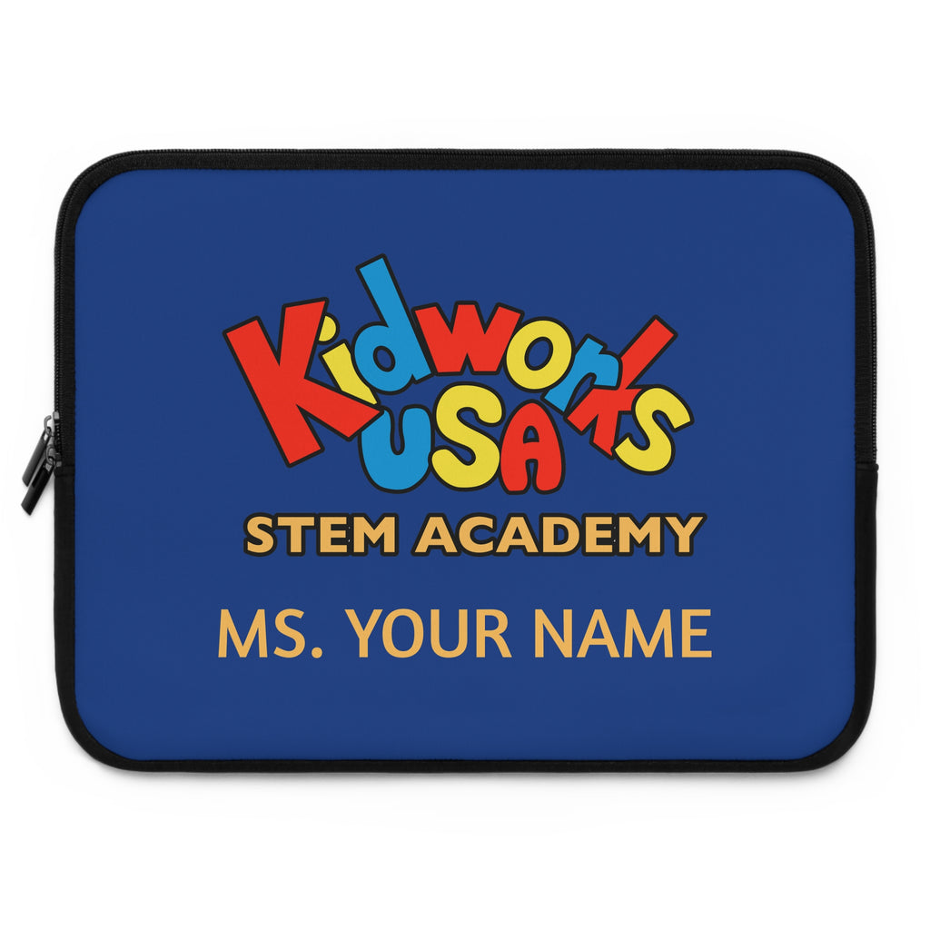 CUSTOMIZABLE Kidworks USA Stem Academy Laptop Tablet Sleeve - 5 sizes