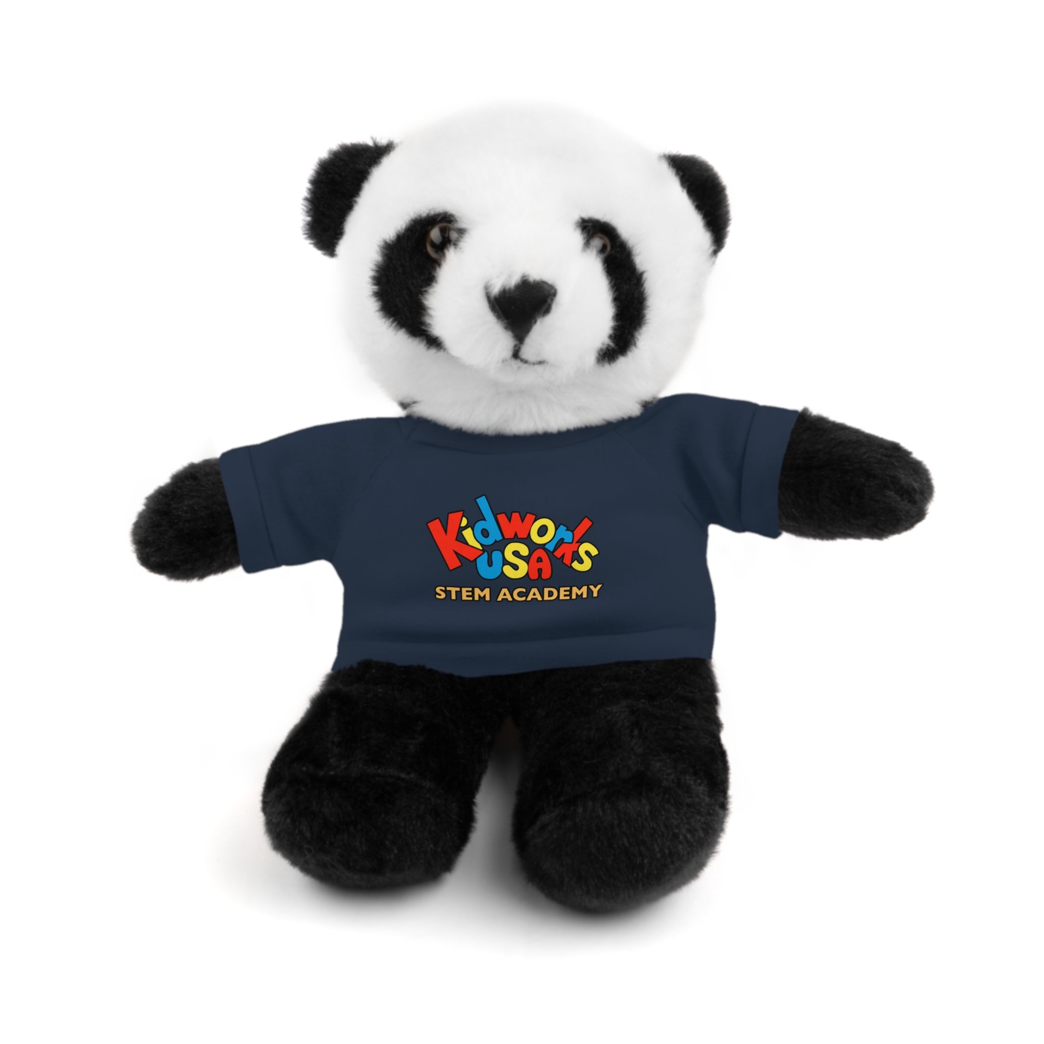 Kidworks USA Stem Academy Stuffed Animals with Tee, 4 Colors, 8 Animals