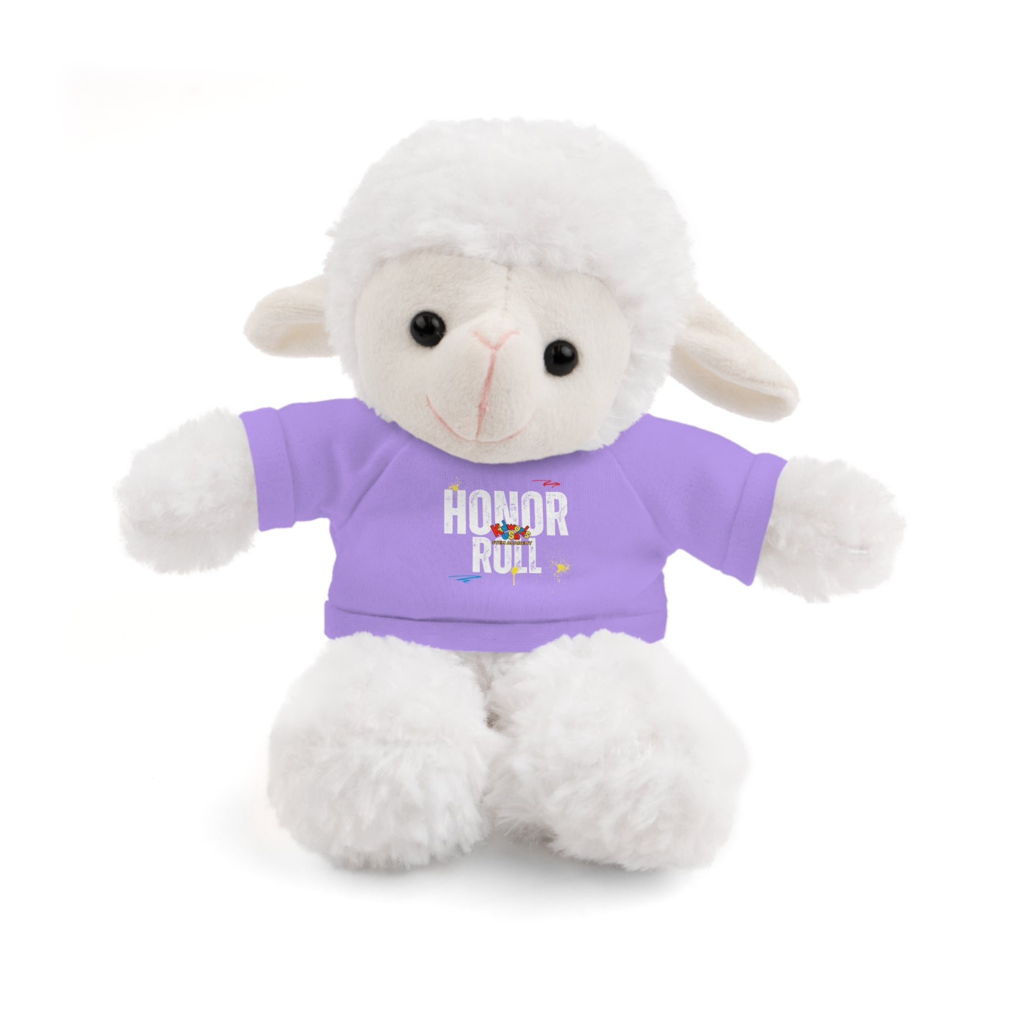 Kidworks USA HONOR ROLL Stuffed Animal with Tee - 6 Animals 8 Colors