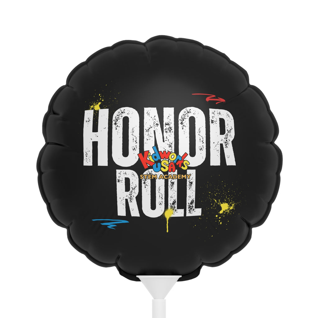 Kidworks USA HONOR ROLL Celebratory Balloons - Round and Heart-shaped - 6"