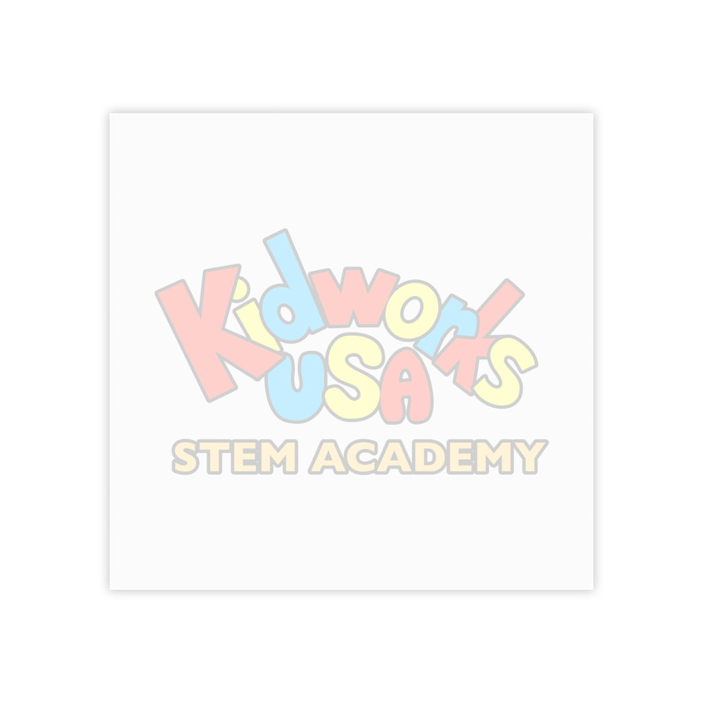 Post-it® Brand Kidworks USA STEM ACADEMY Logo Note Pads, 6 sizes