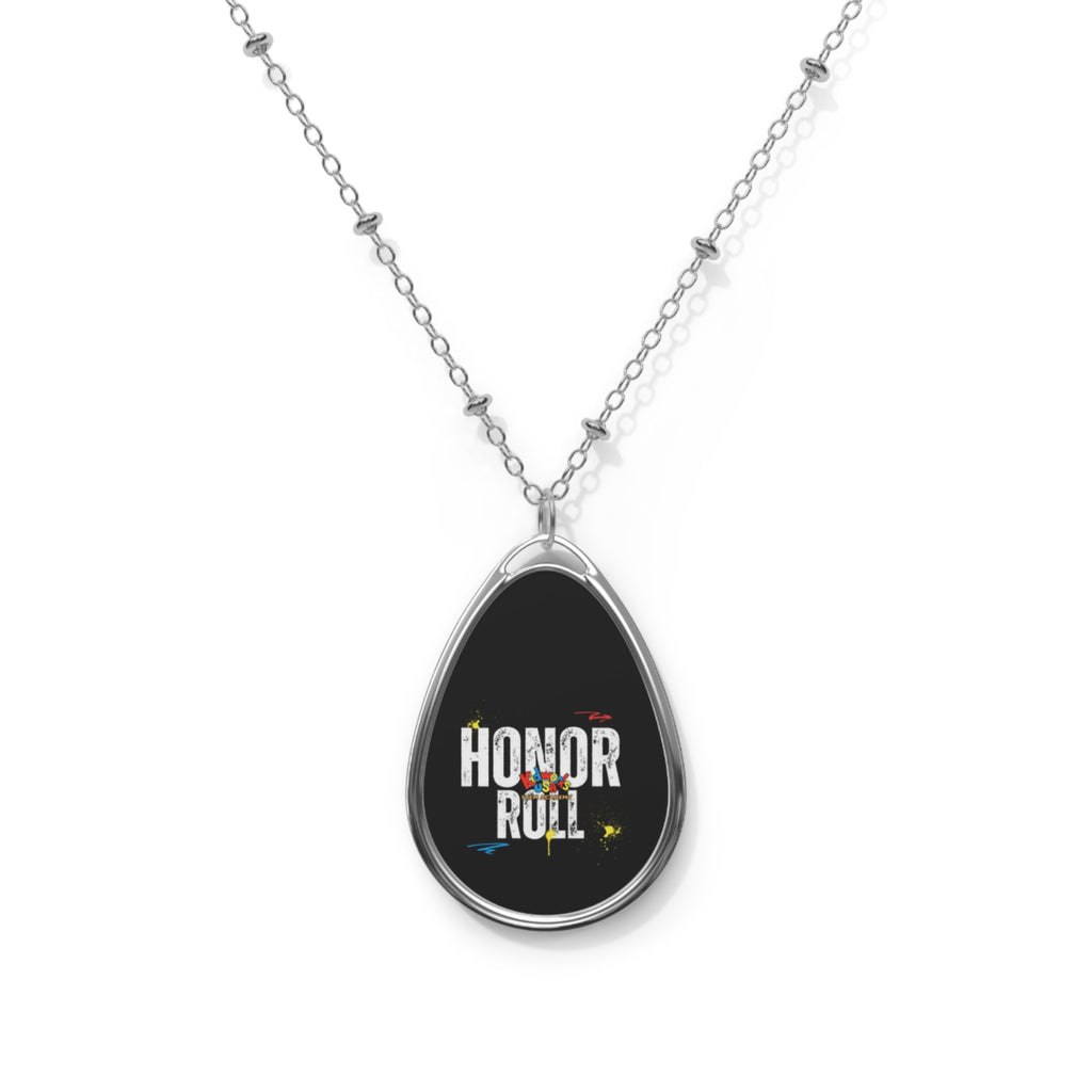 Kidworks USA HONOR ROLL Commemorative Oval Necklace