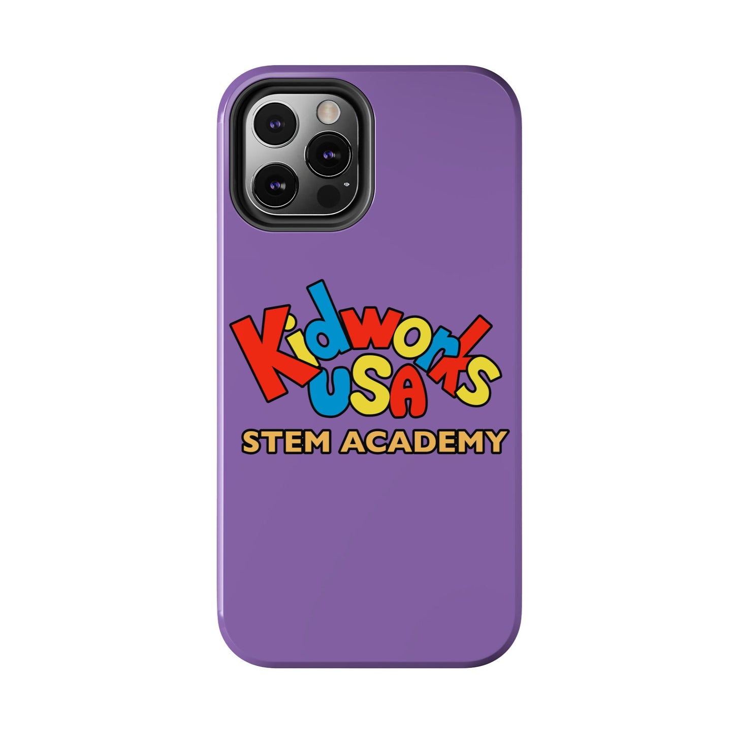 COLOR CUSTOMIZED Kidworks USA Stem Academy Tough Phone Cases - iPhone 12+
