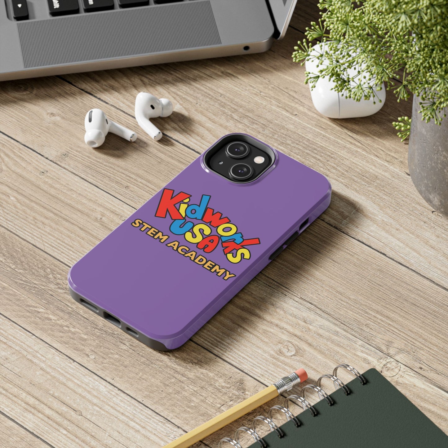 COLOR CUSTOMIZED Kidworks USA Stem Academy Tough Phone Cases - iPhone 12+