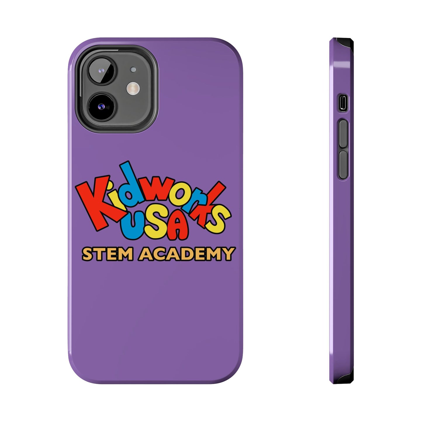 COLOR CUSTOMIZED Kidworks USA Stem Academy Tough Phone Cases - iPhone 12+
