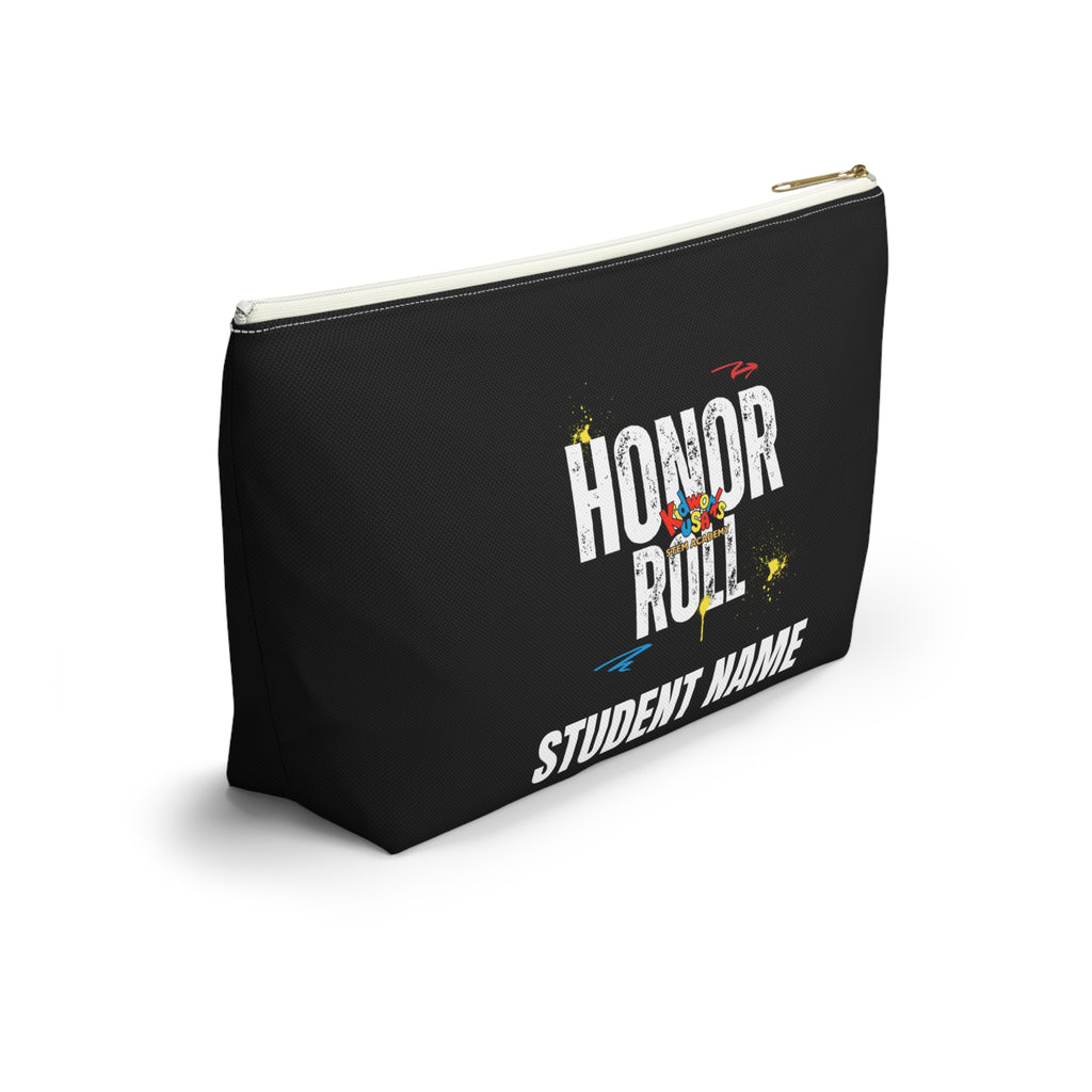 PERSONALIZED Kidworks USA HONOR ROLL Pencil Case Accessory Pouch w T-bottom