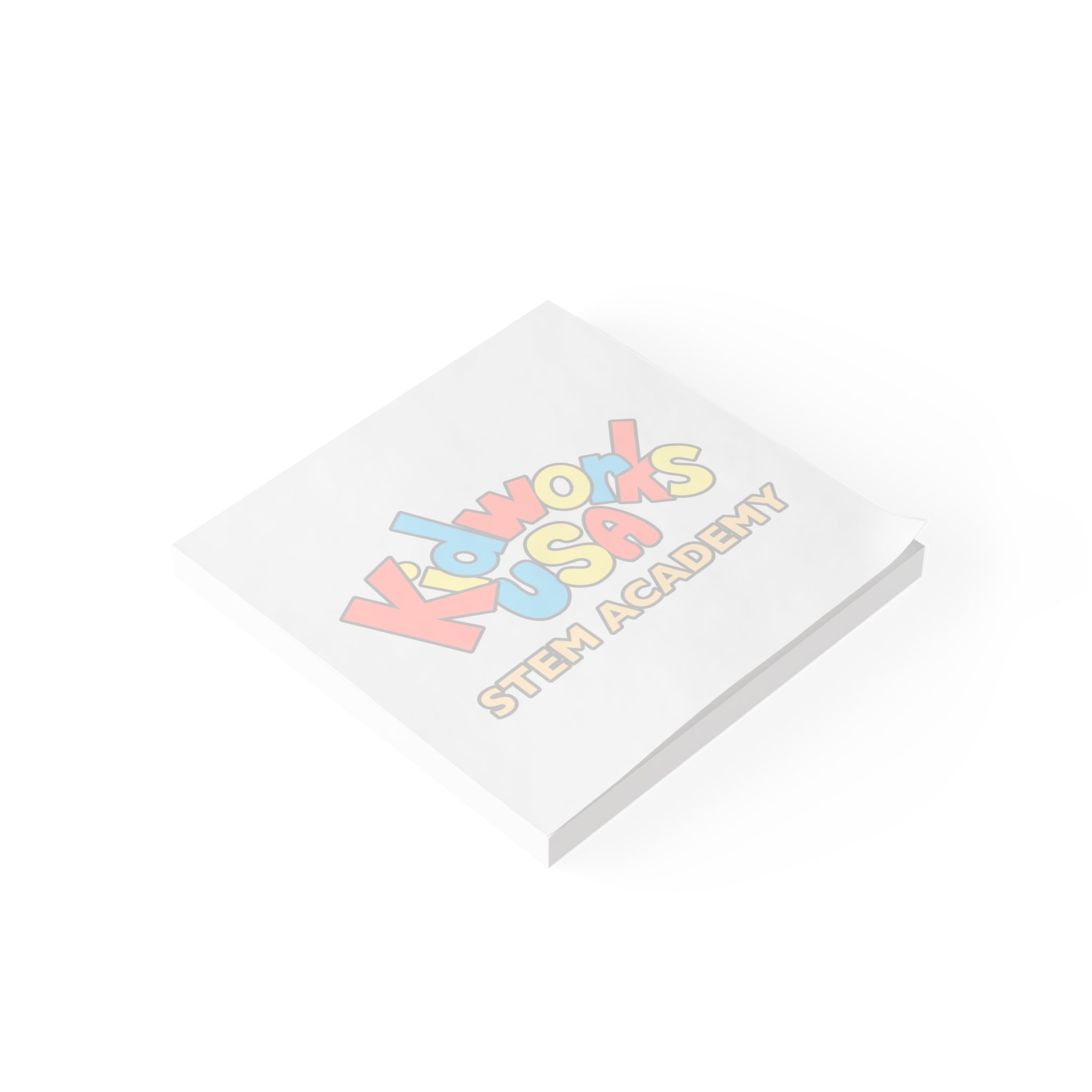 Post-it® Brand Kidworks USA STEM ACADEMY Logo Note Pads, 6 sizes
