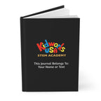 PERSONALIZED Kidworks USA Stem Academy Hardcover Journal - Matte Black