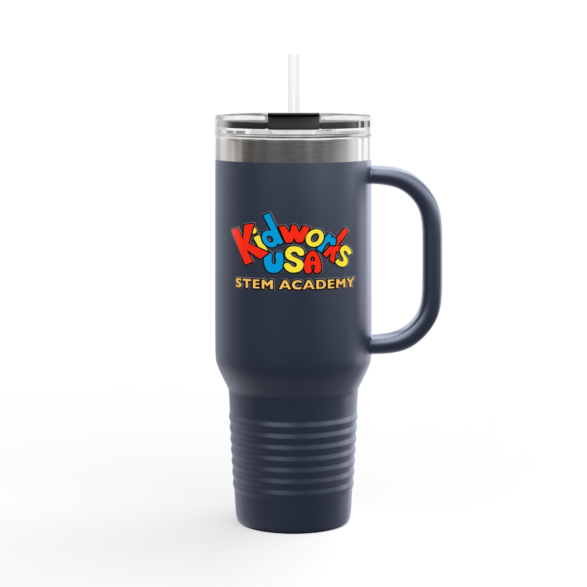 PERSONALIZED Kidworks USA Stem Academy Insulated Travel Mug, 8 Colors, 40oz