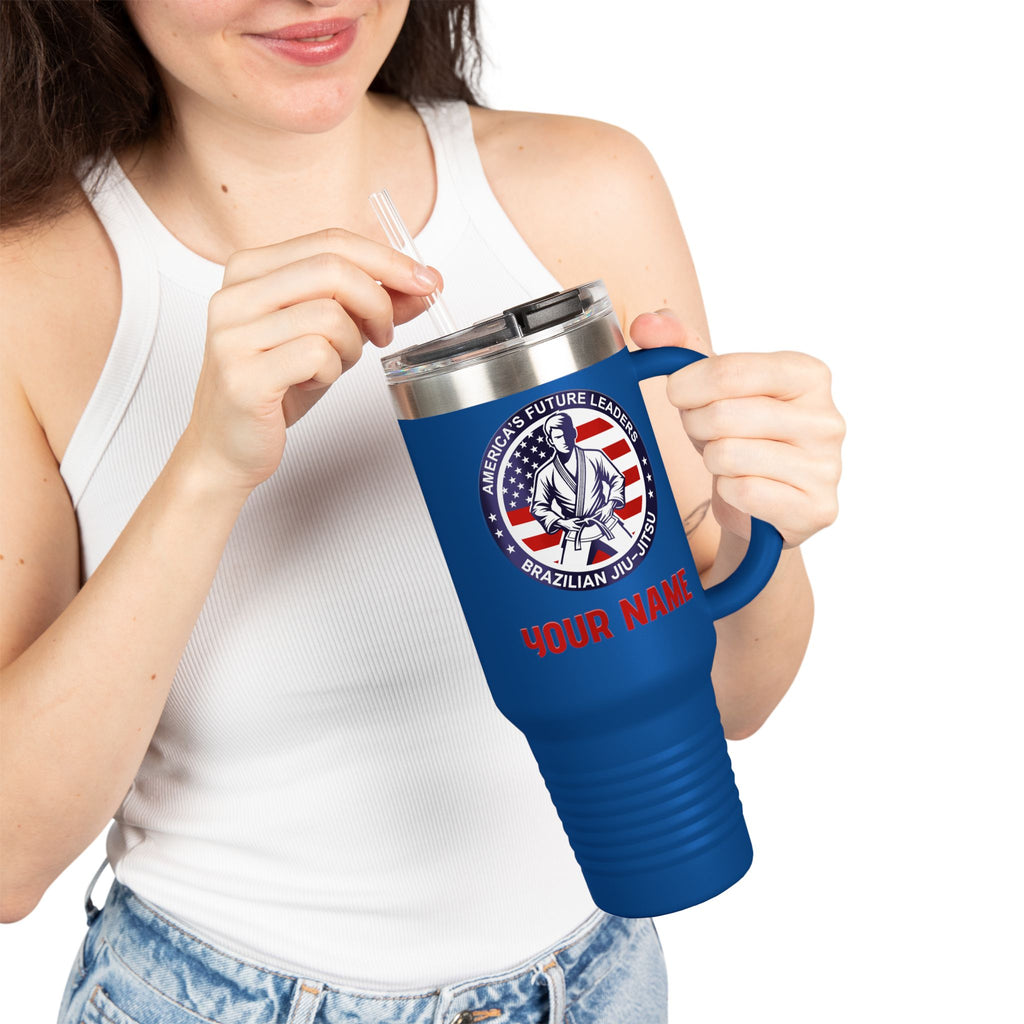 PERSONALIZED America's Future Leaders Jiu Jitsu Insulated Travel Mug, 40oz - 7 Colors
