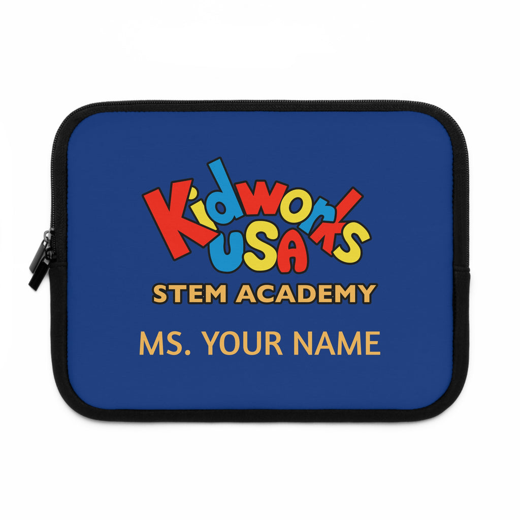 CUSTOMIZABLE Kidworks USA Stem Academy Laptop Tablet Sleeve - 5 sizes