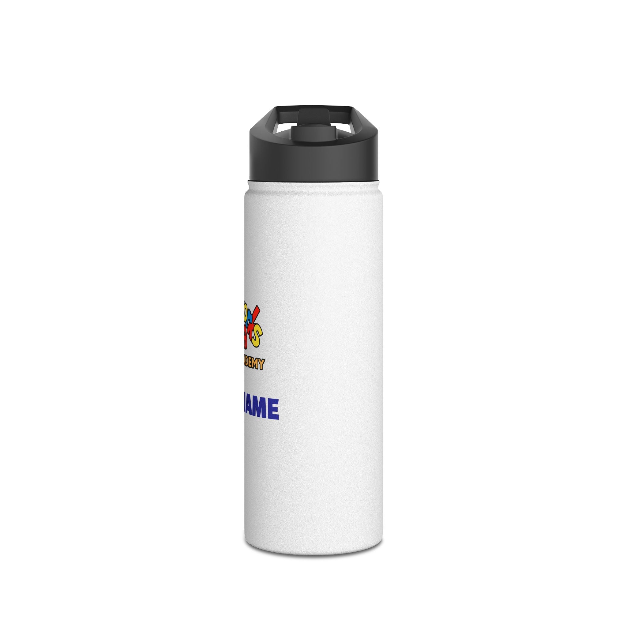 PERSONALIZED Kidworks USA Stem Academy Stainless Steel Water Bottle, Standard Lid, 3 Sizes