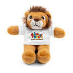 Kidworks USA Stem Academy Stuffed Animals with Tee, 4 Colors, 8 Animals