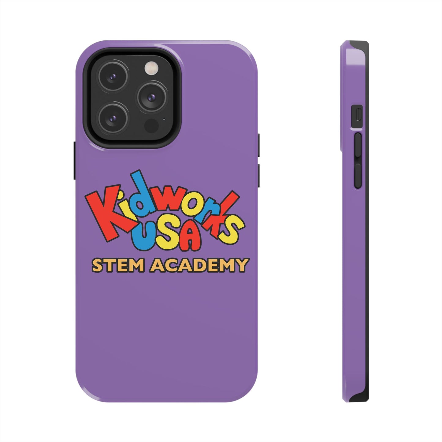 COLOR CUSTOMIZED Kidworks USA Stem Academy Tough Phone Cases - iPhone 12+