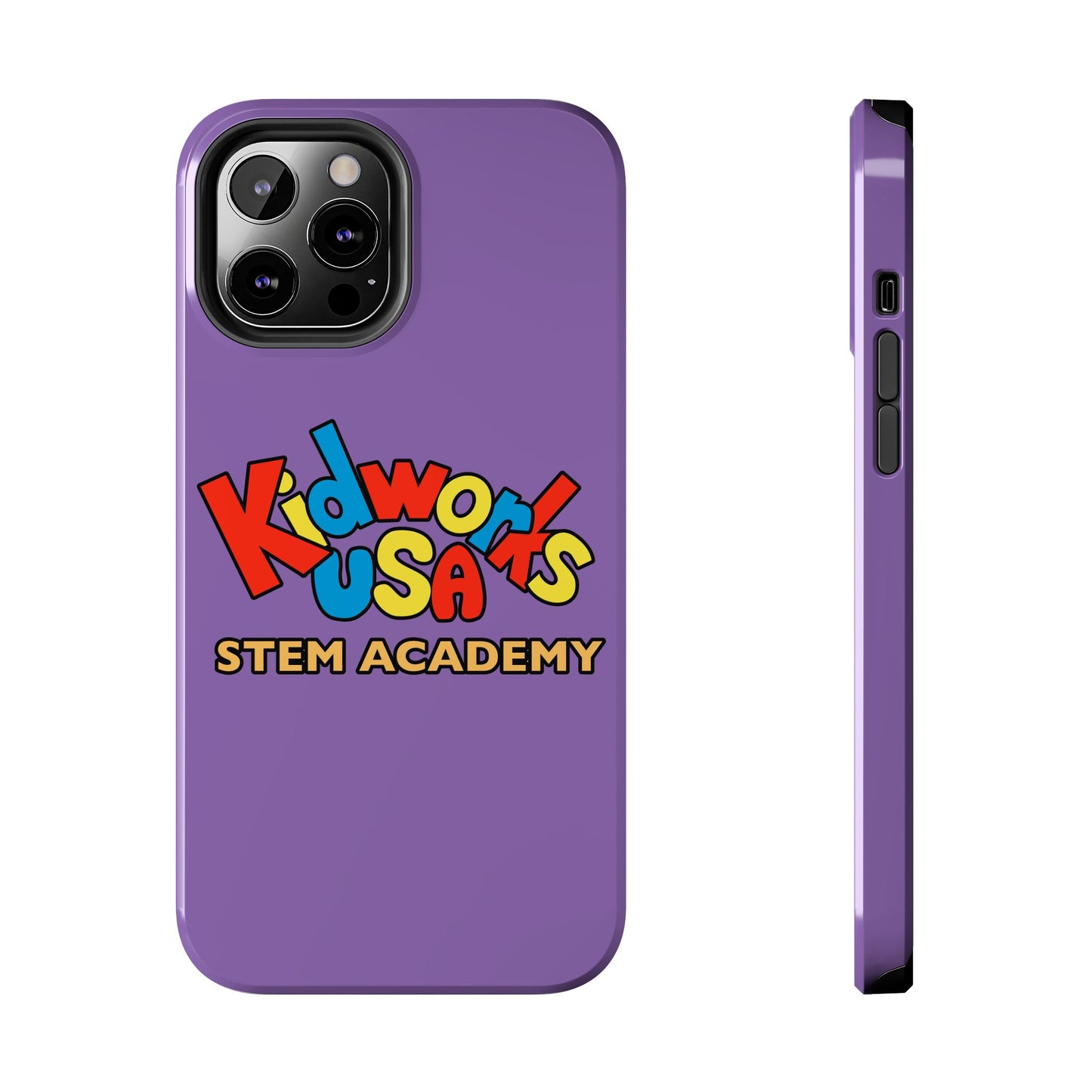 COLOR CUSTOMIZED Kidworks USA Stem Academy Tough Phone Cases - iPhone 12+